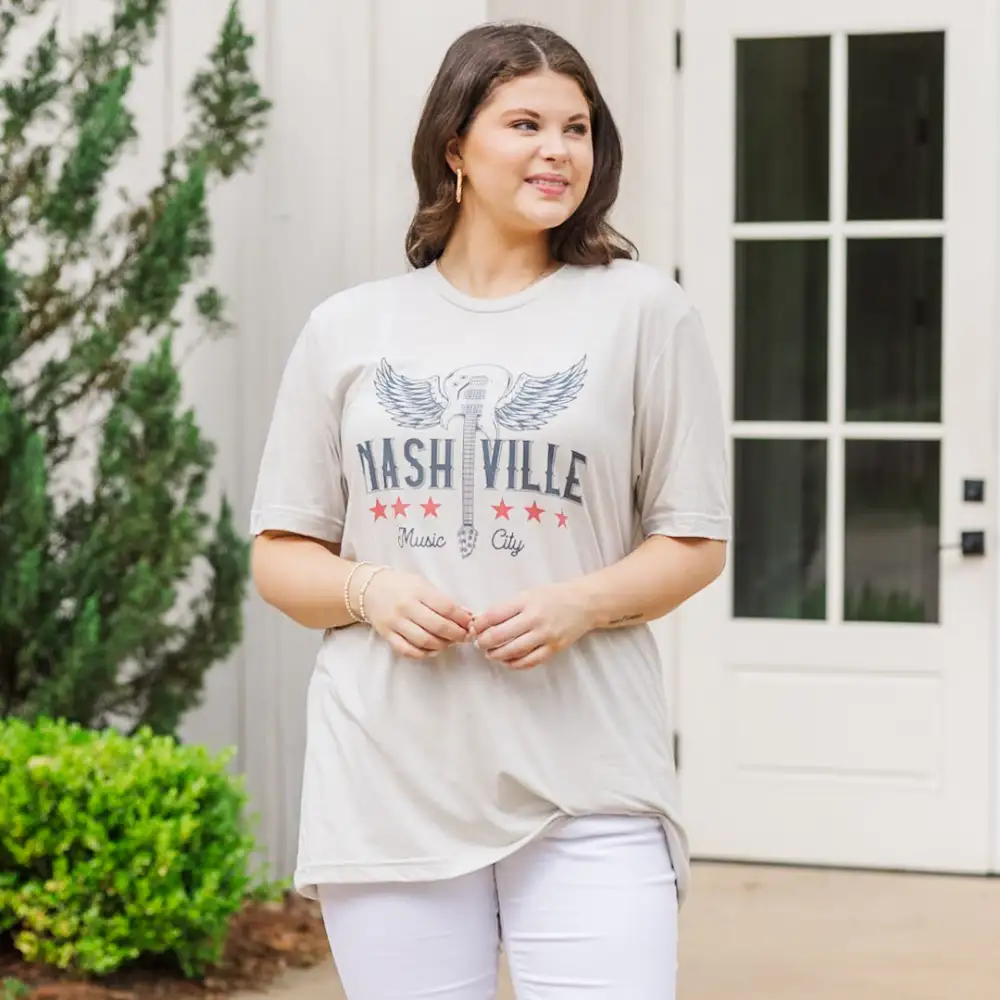 Welcome to Music City Tee, Cement Triblend