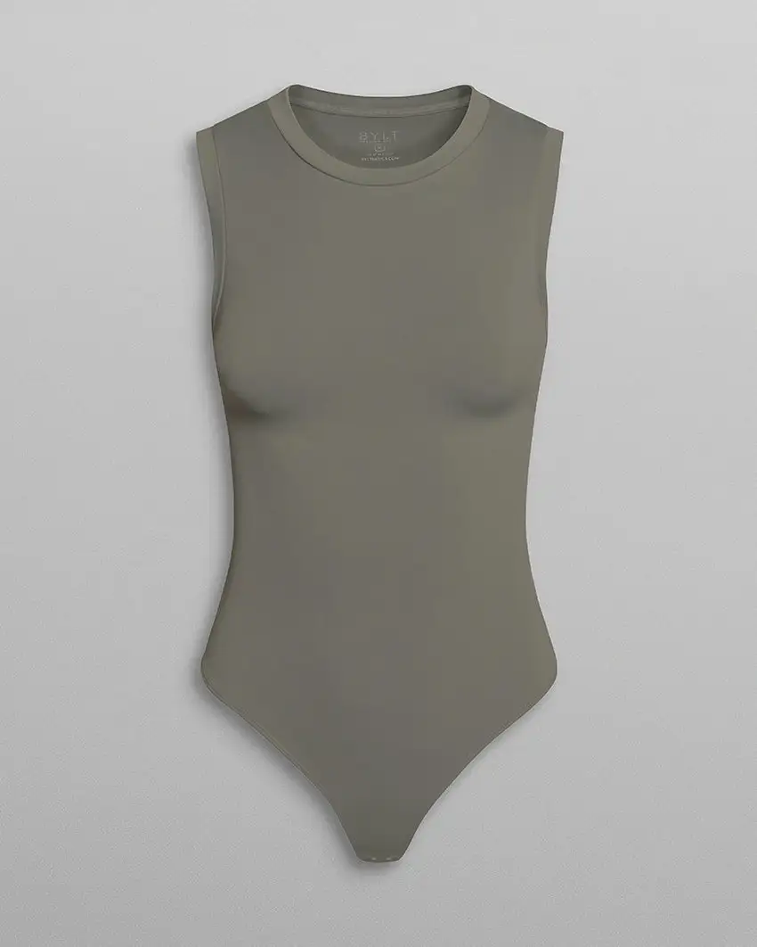 Balm High Neck Sleeveless Bodysuit