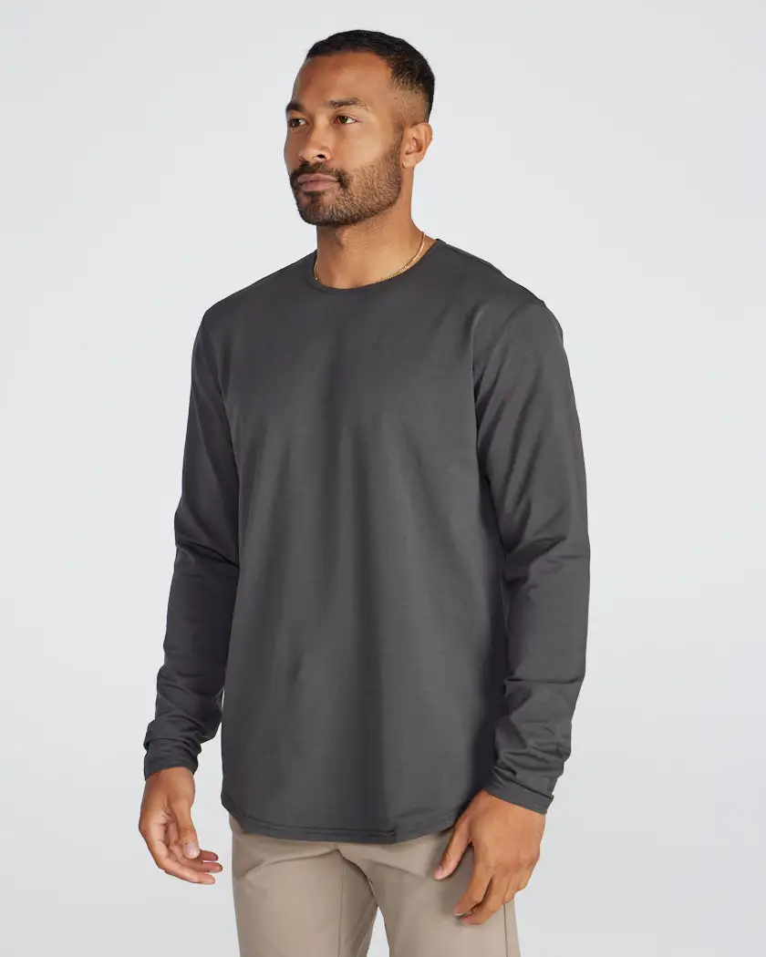 Drop-Cut Long Sleeve: Lux