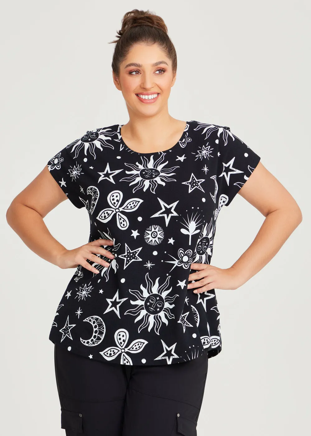Active Lunar Print Top