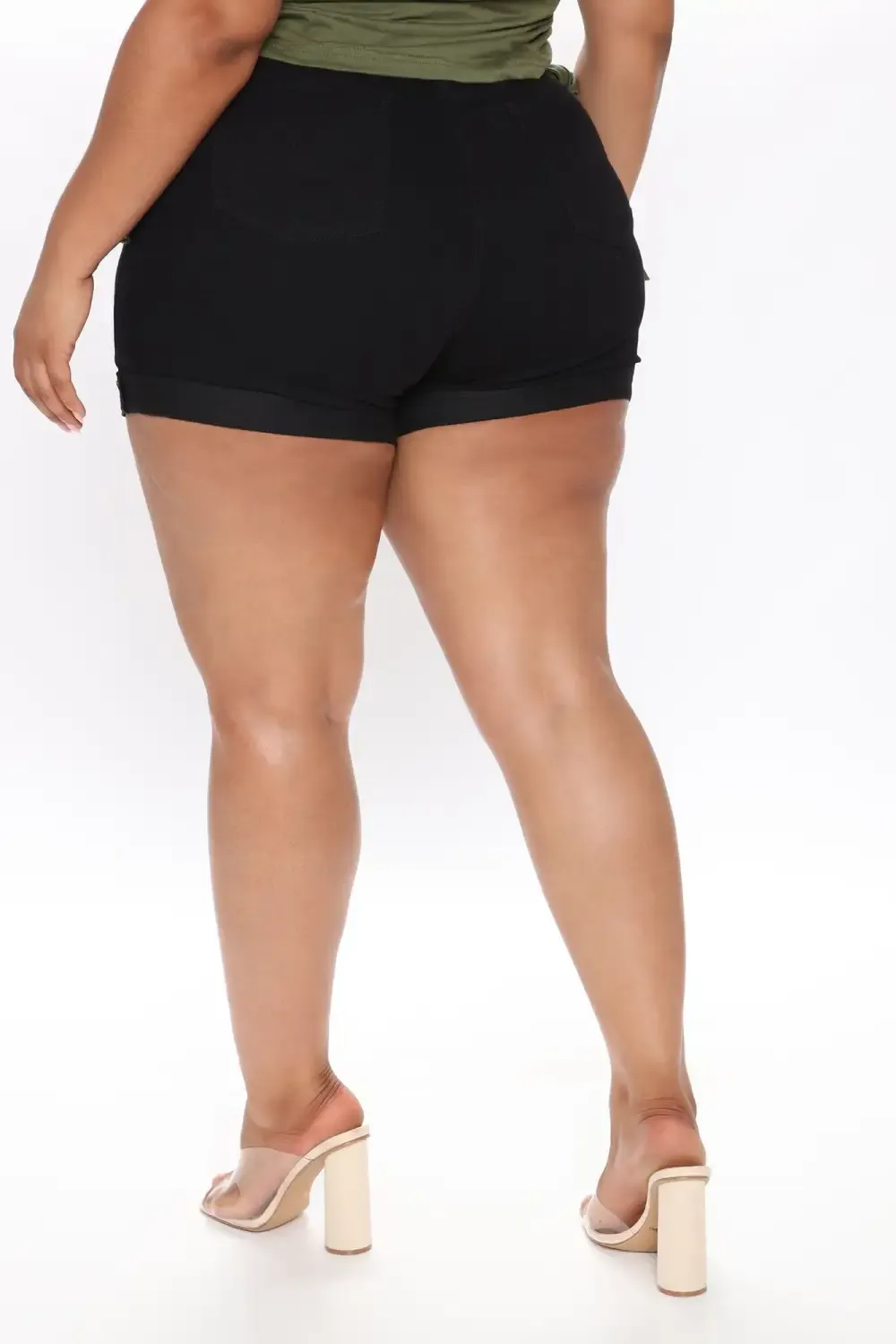 Carter Denim Shorts - Black