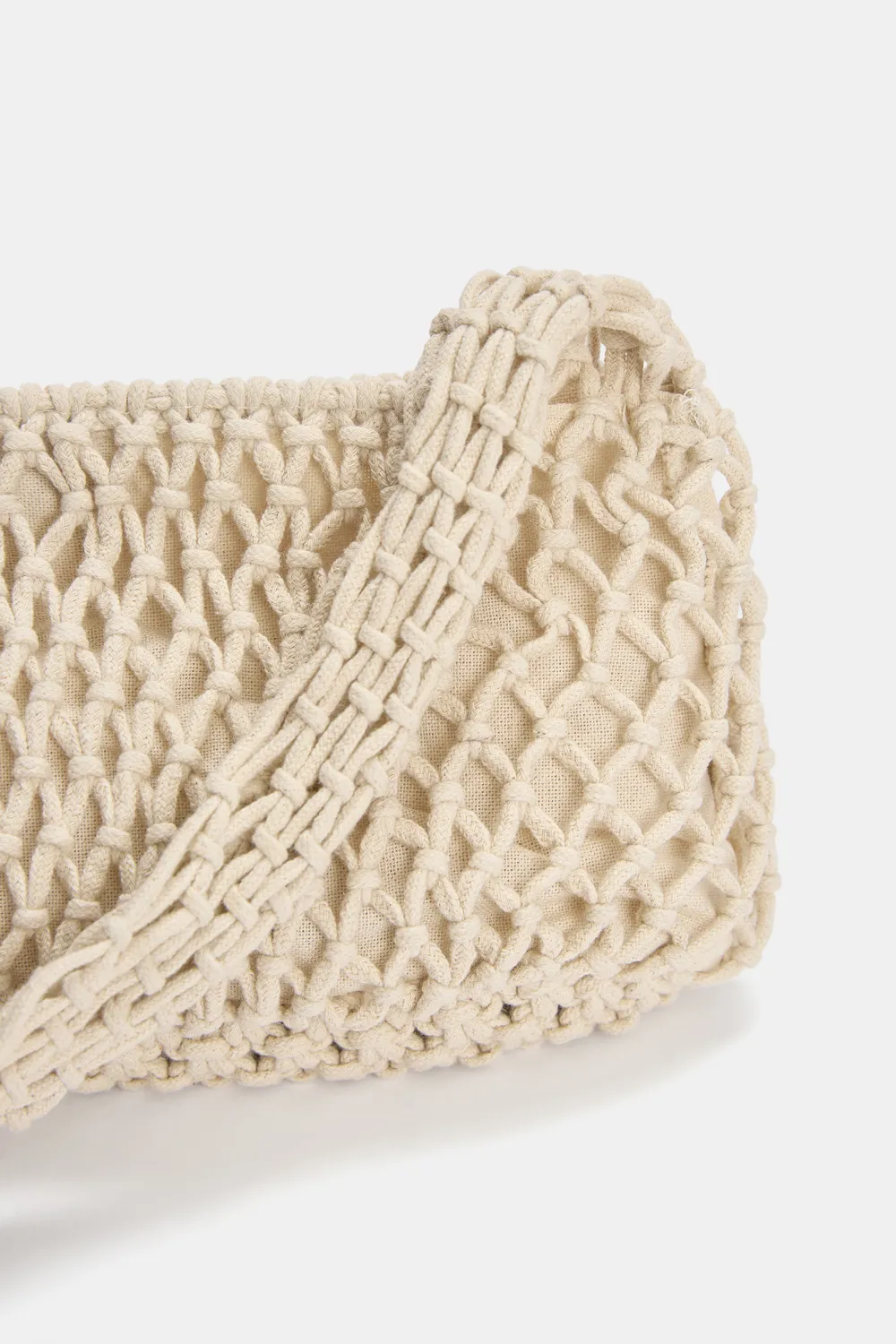 Bolso de hombro rejilla