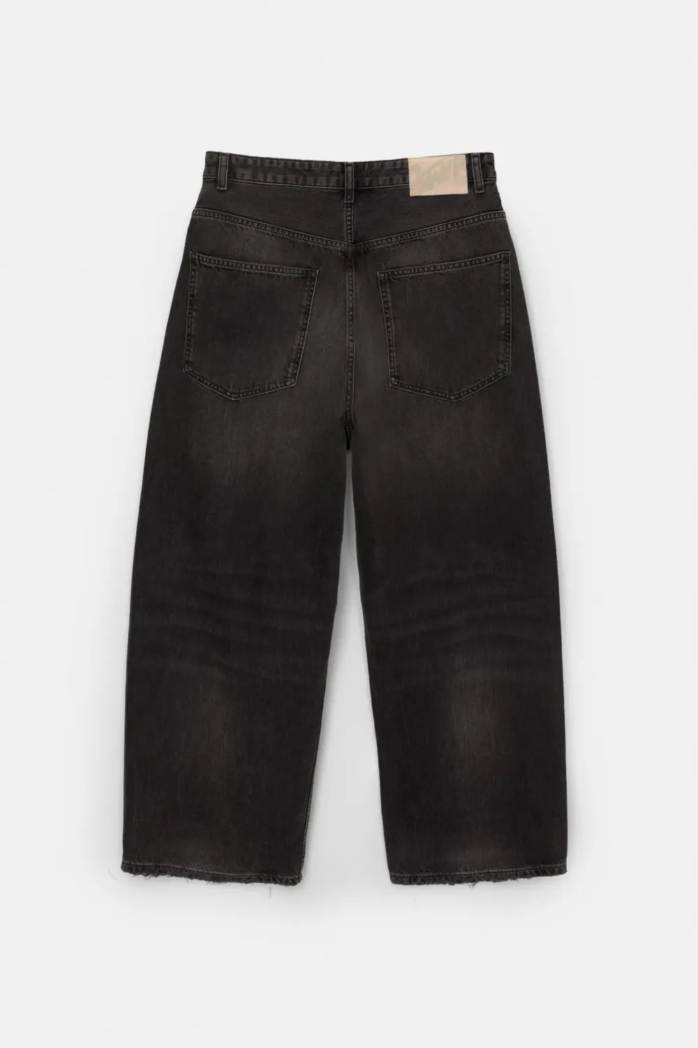 Super baggy washed finish jeans