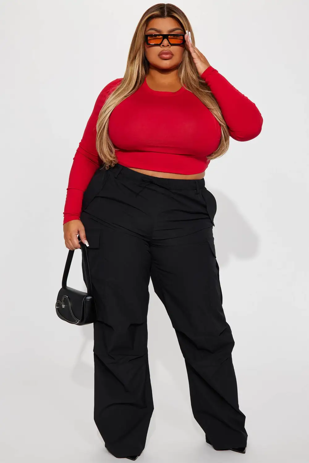 Robin Long Sleeve Top - Red