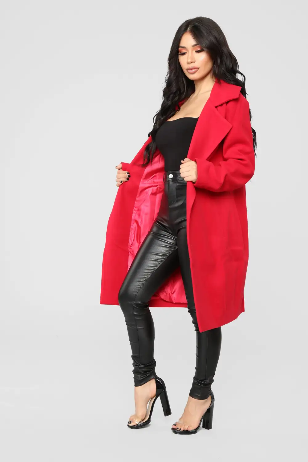 Upper East Side Coat - Red