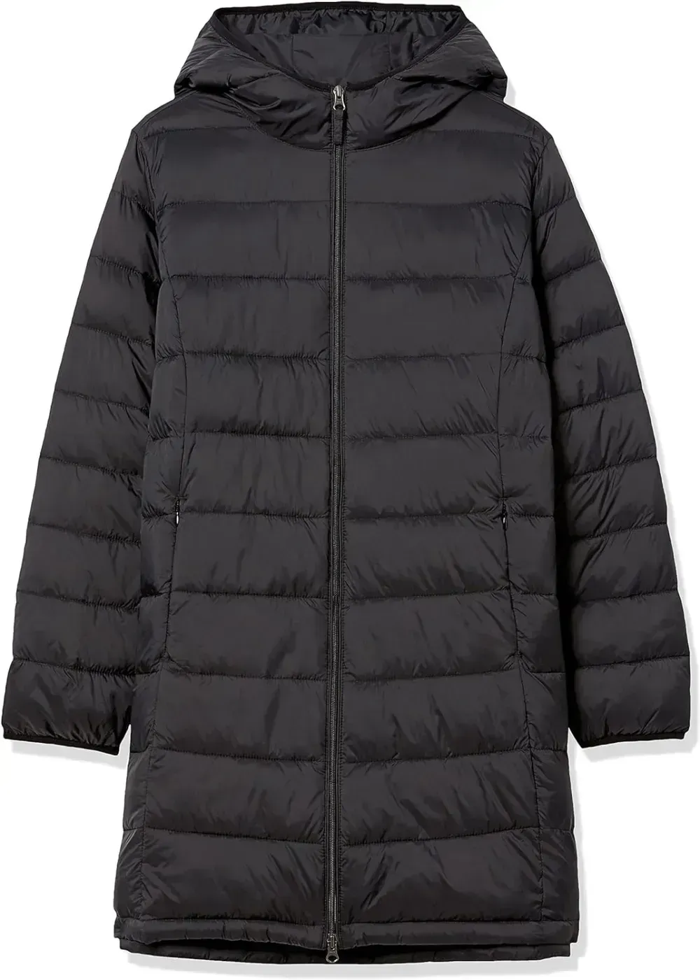 Women's Lightweight Water-Resistant Hooded Puffer Coat (Available in Plus Size)