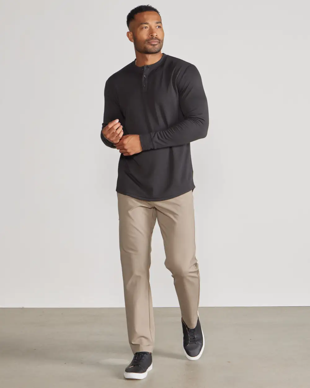 Comfort Wool Long Sleeve Henley