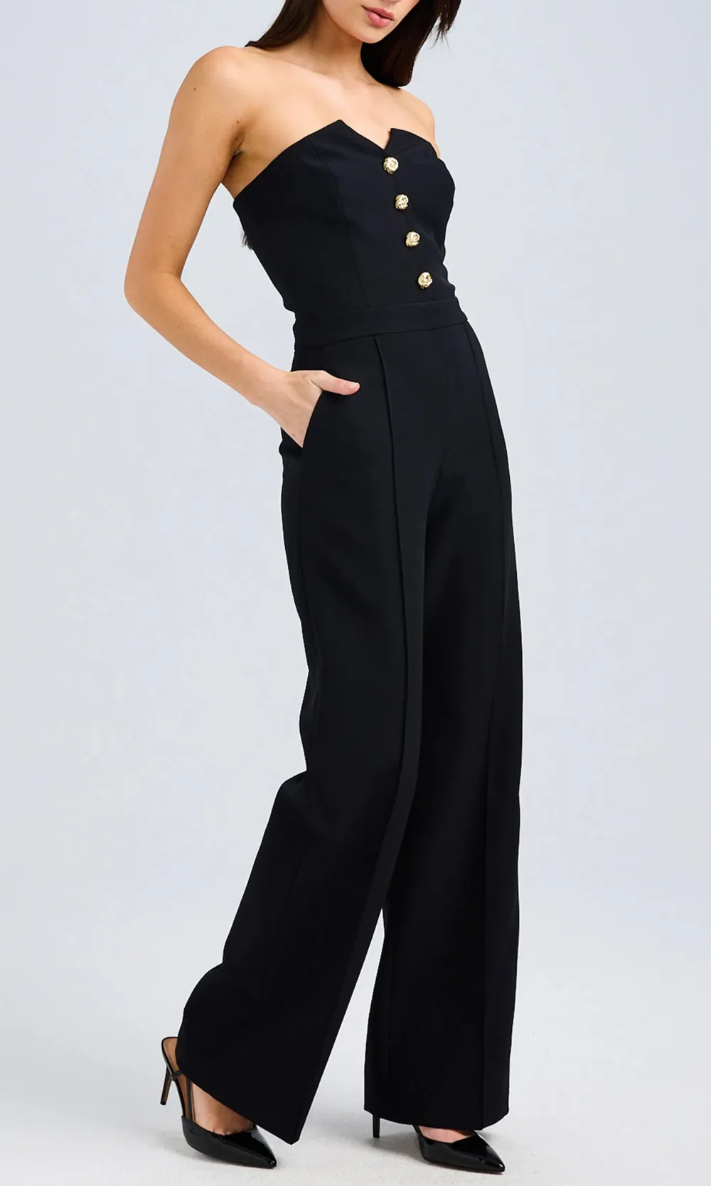 Camilo Crepe Jumpsuit
