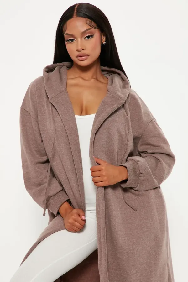 Sky Walker Long Jacket - Mocha