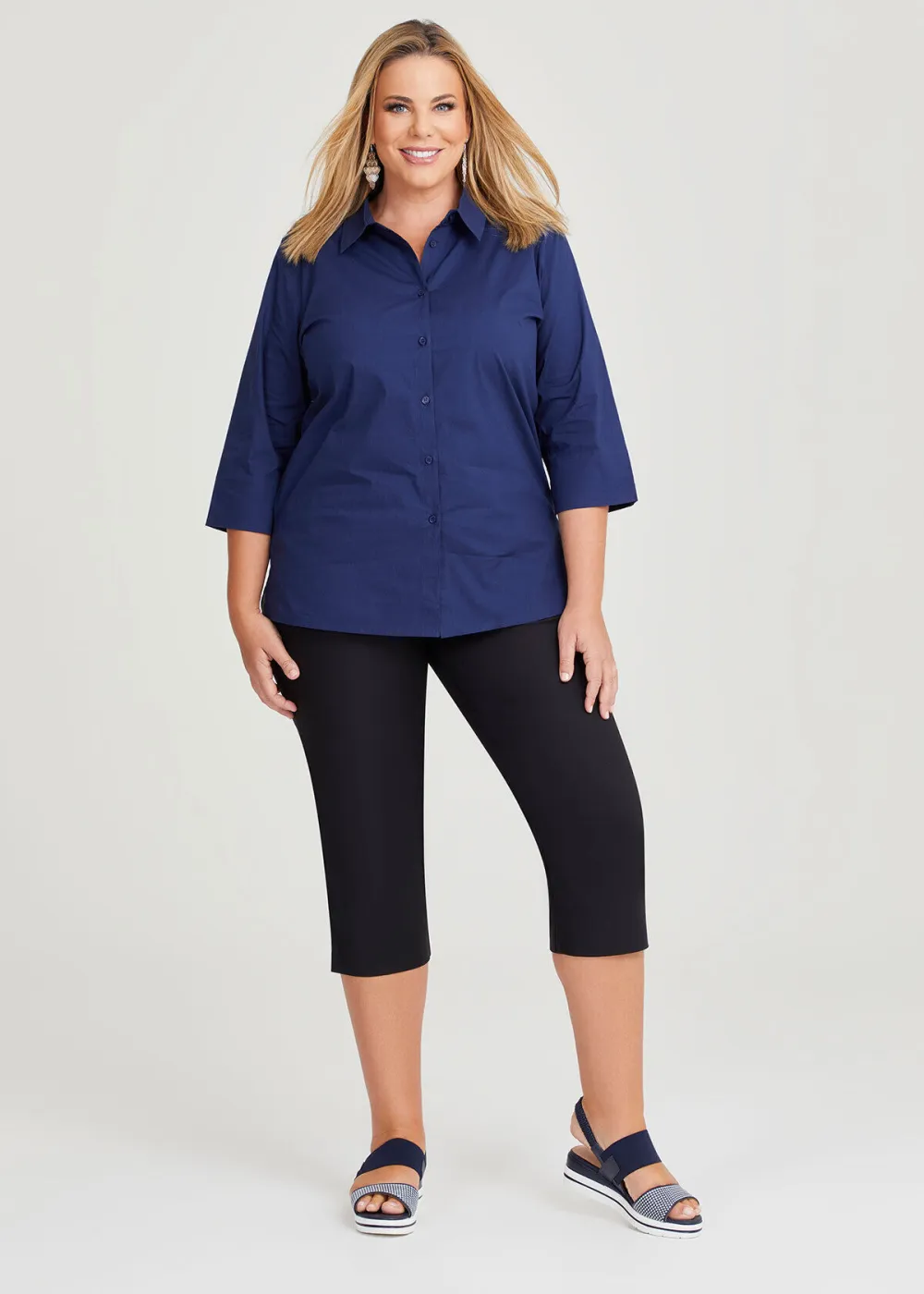 Stretch Cotton Poplin Shirt