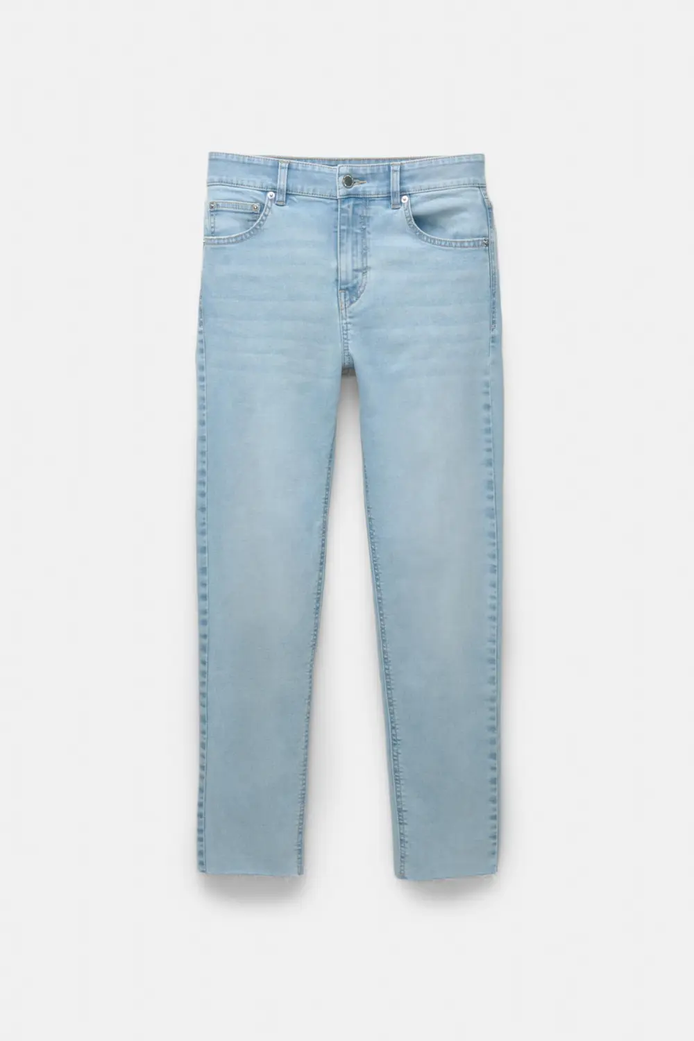Jeans skinny tiro medio