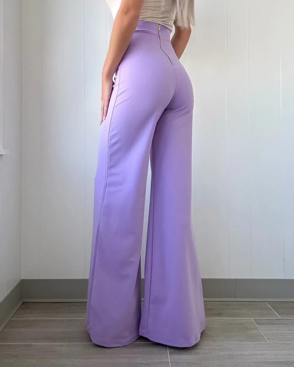Sophistication Wide Leg Pants - Lavender