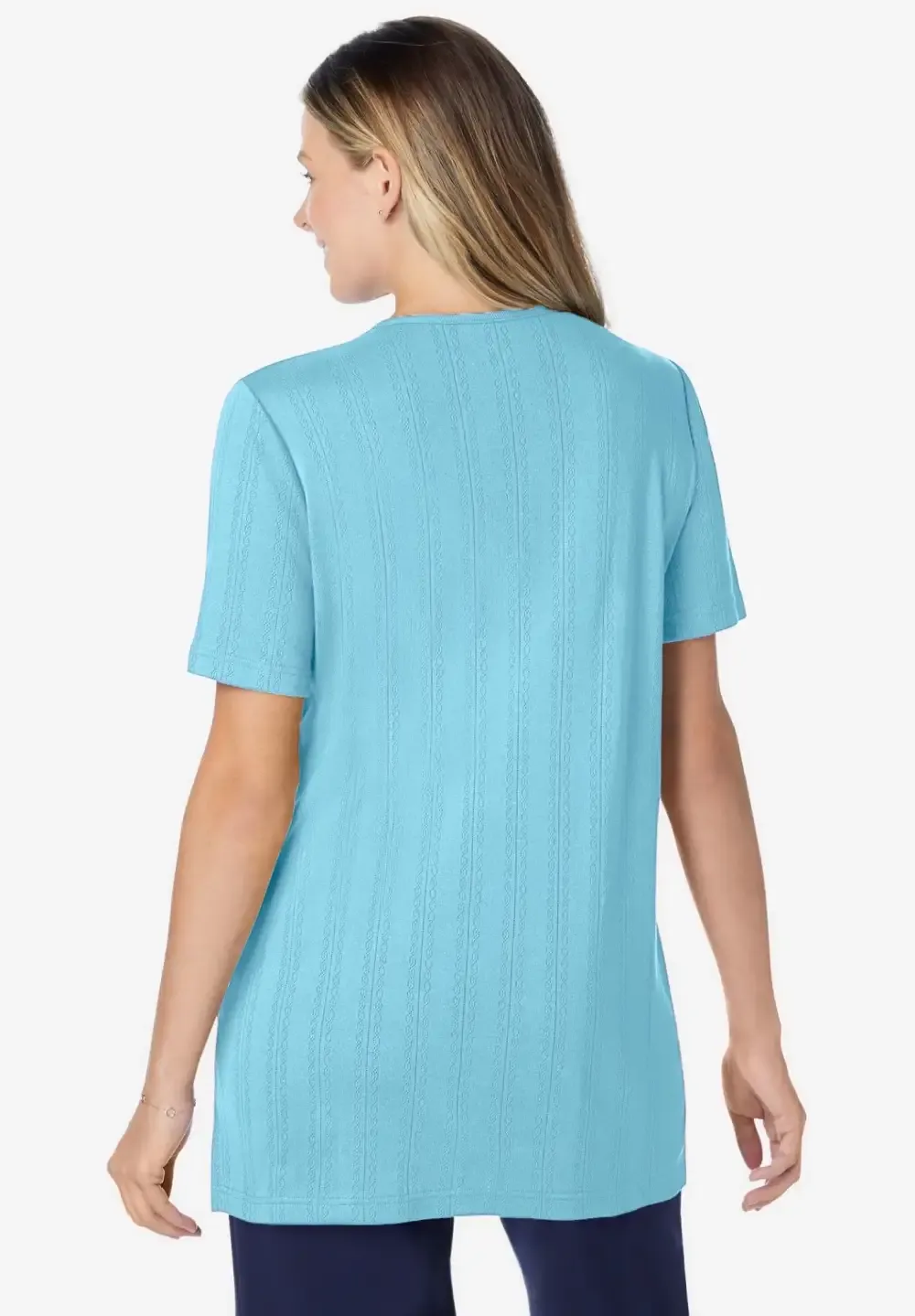 7-Day Embroidered Pointelle Tunic