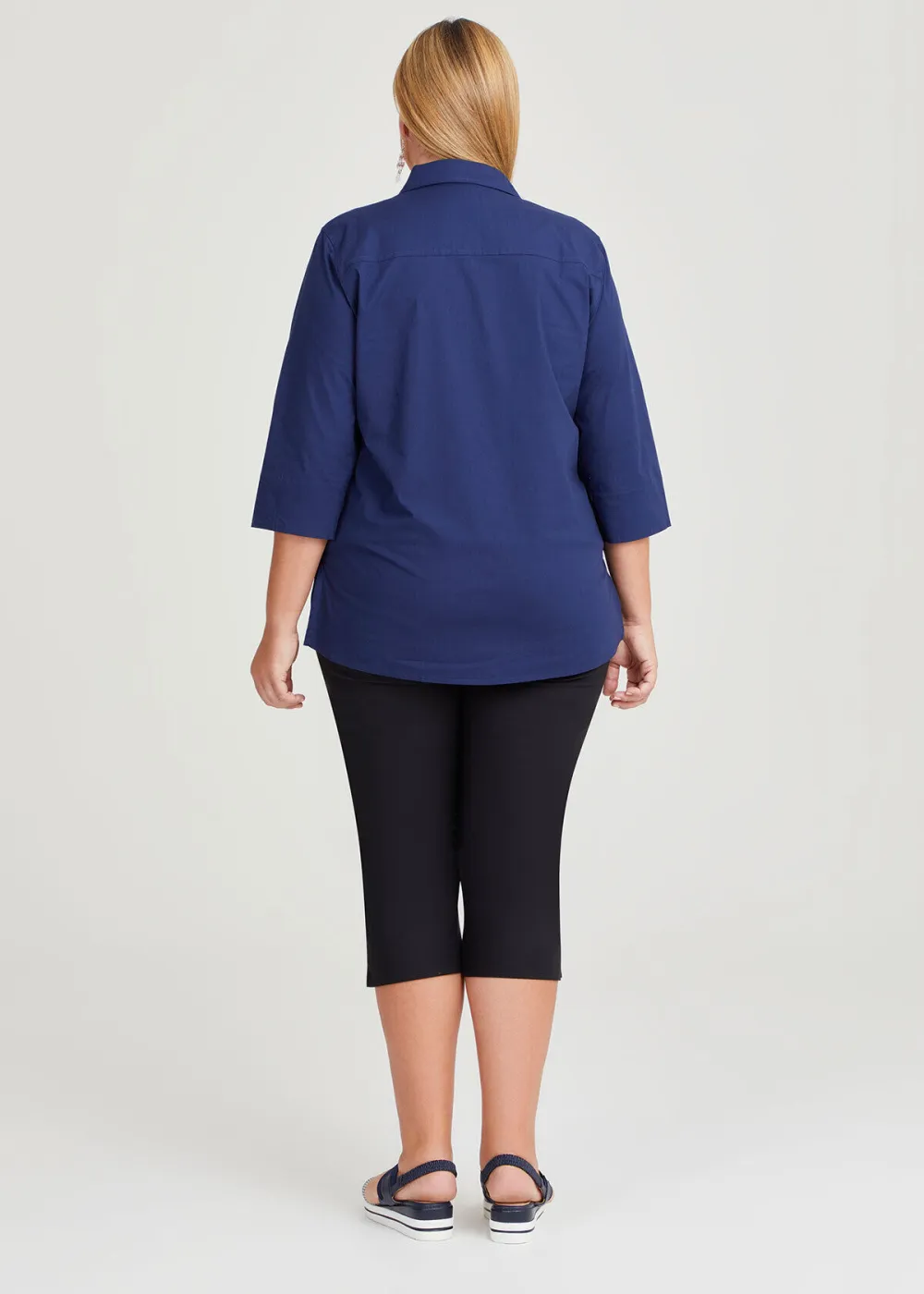 Stretch Cotton Poplin Shirt