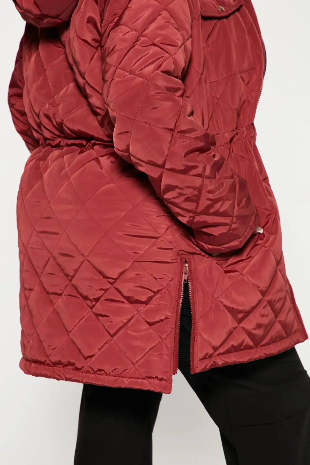Walks In The Woods Quilted Jacket - Rust