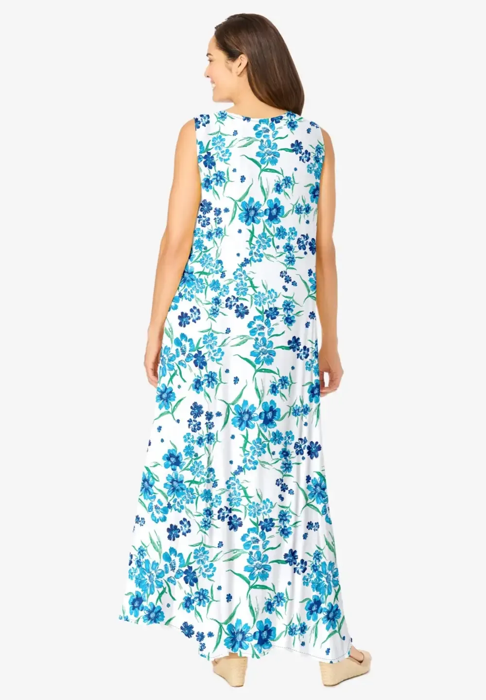 Sleeveless Crinkle Dress
