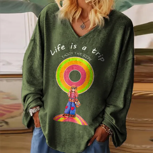 Life Is A Trip Long Sleeve Shirts