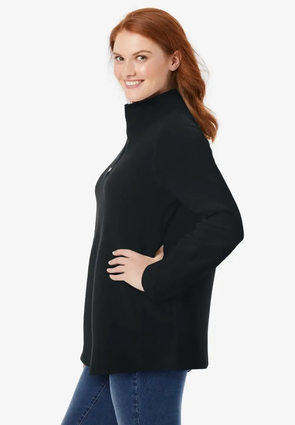 Microfleece Quarter-Zip Pullover