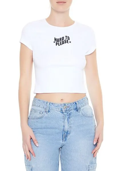 Hard To Please Graphic Baby Tee
