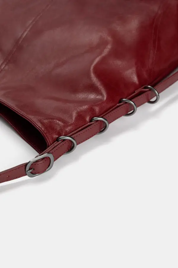 Bolso shopper efecto piel