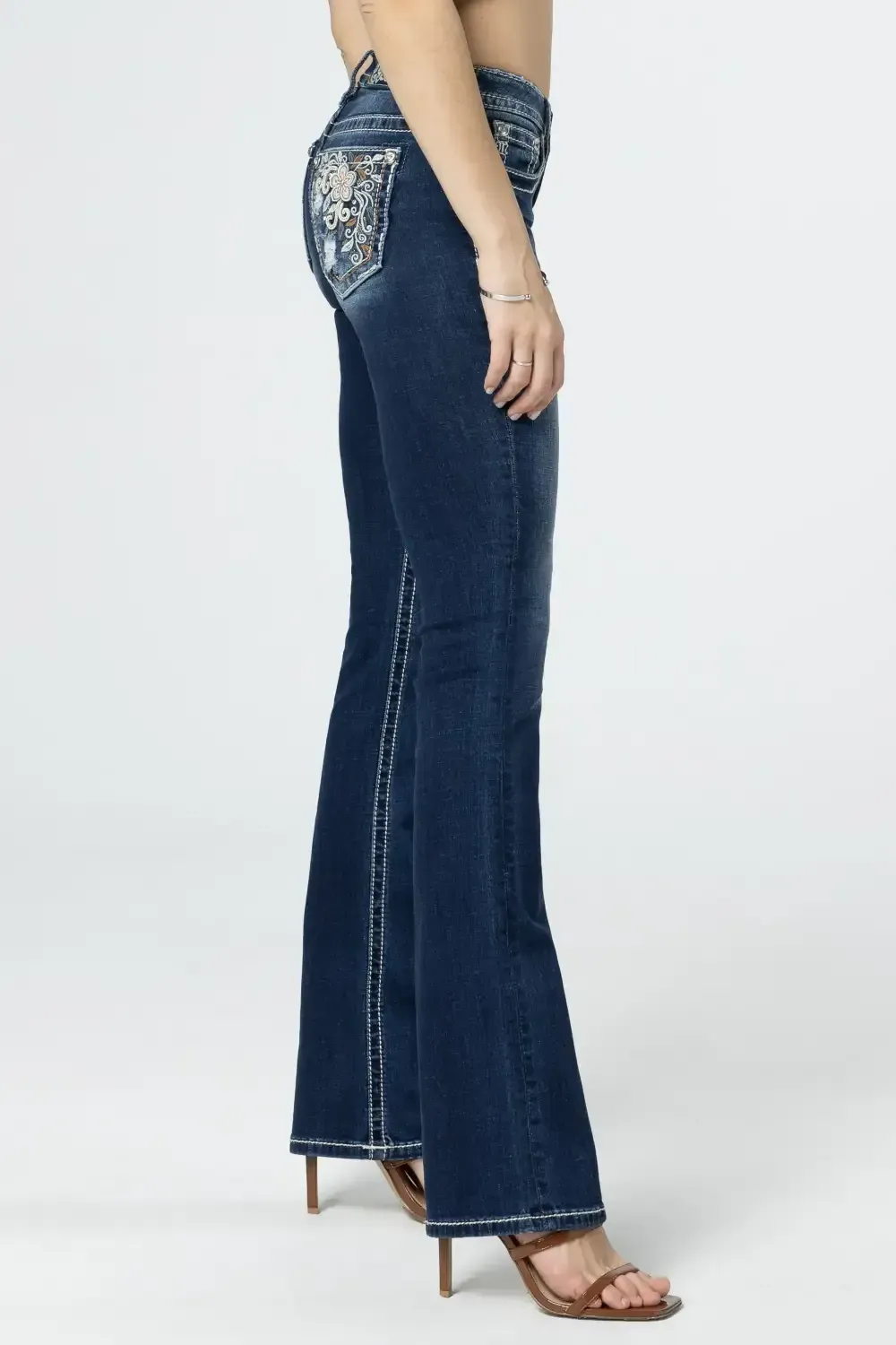 Autumn Floral Garden Bootcut