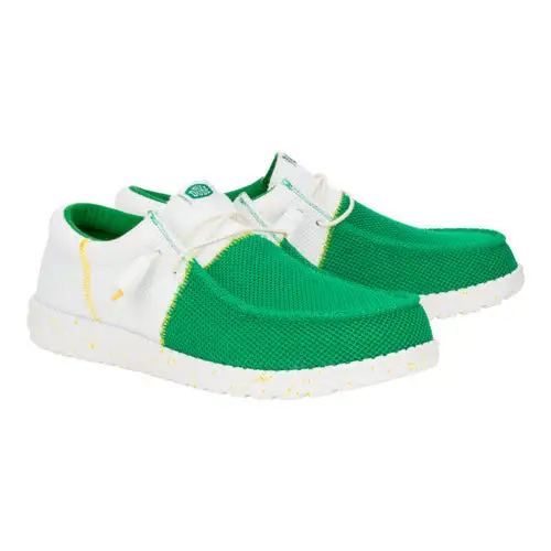 Wally Tri Varsity Mesh - White/Green