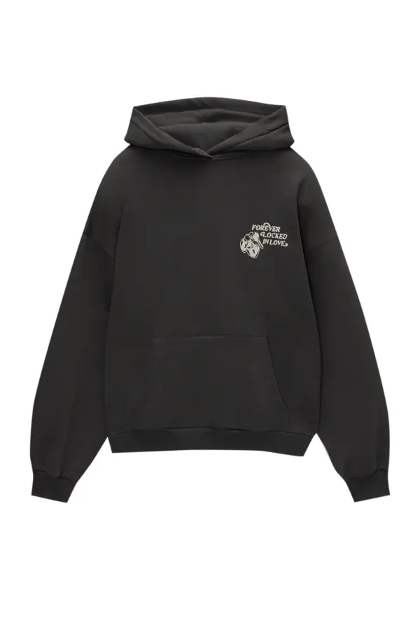 Sudadera capucha candado