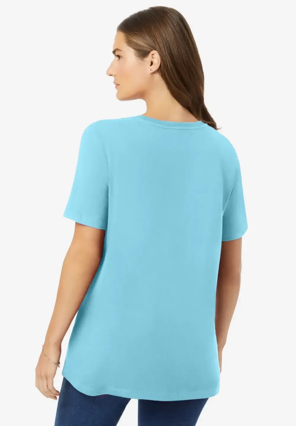 Perfect Short-Sleeve Crewneck Tee