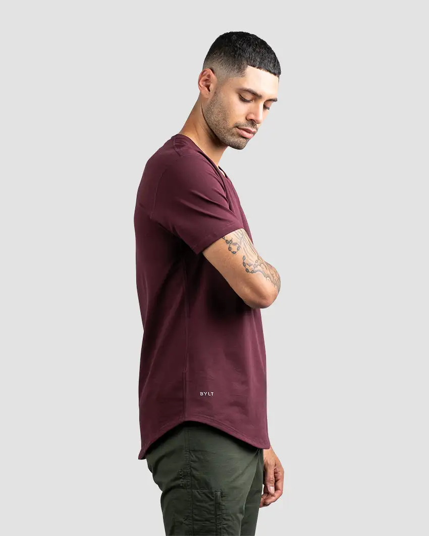 Drop-Cut V-Neck: Lux