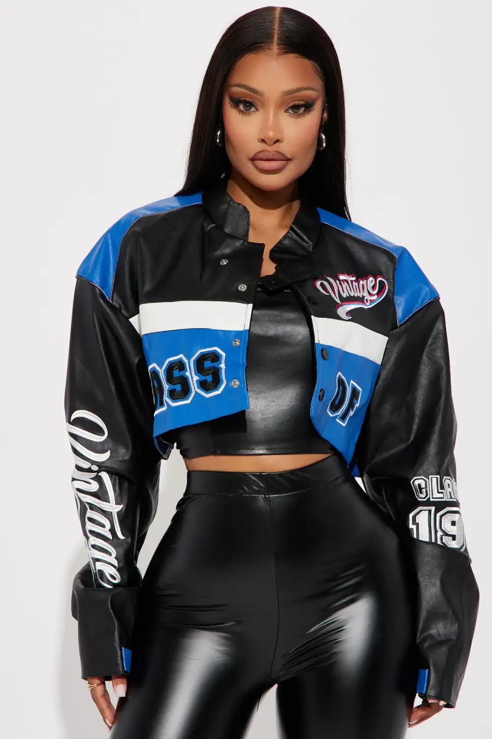 Class Of 87 Varsity Jacket - Blue/combo
