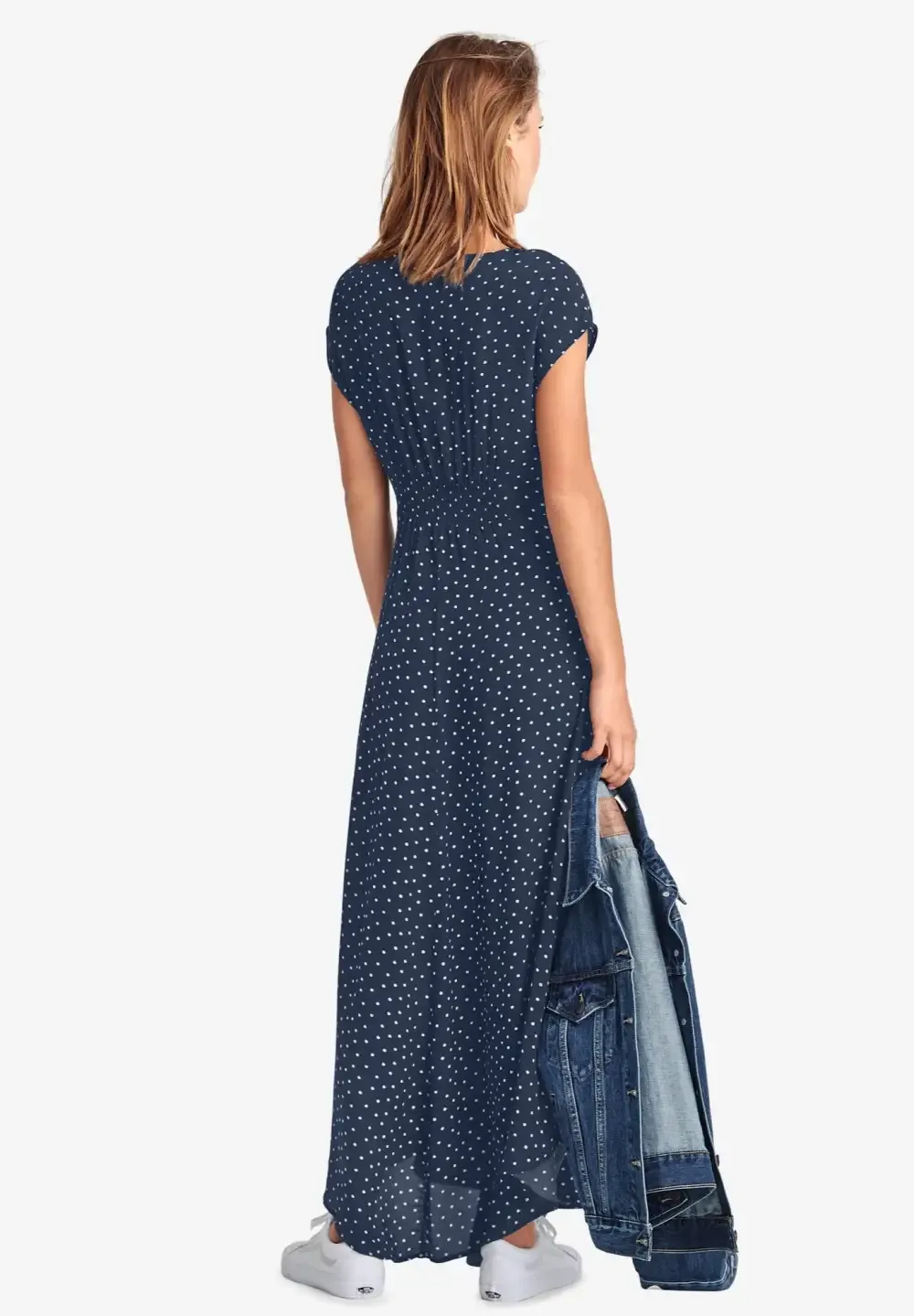 Tie-Front Maxi Dress