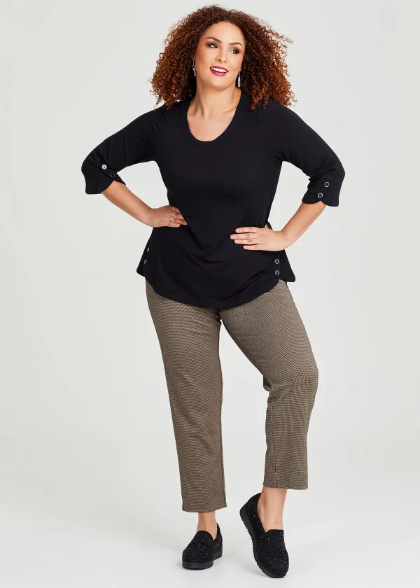 Button Detail Bamboo Top