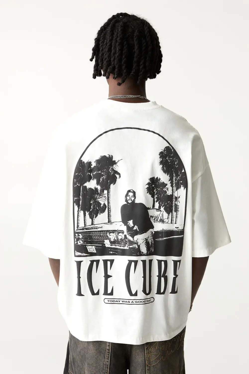 “Ice Cube” white T-shirt