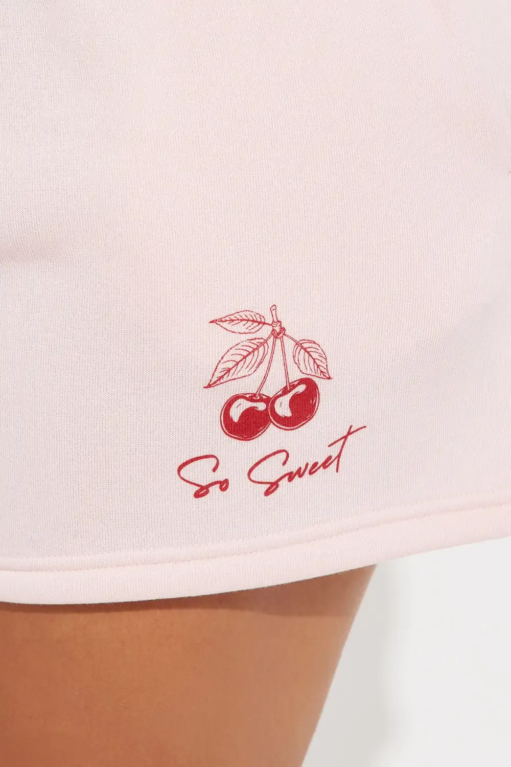 So Sweet Fleece Short Set - Pink
