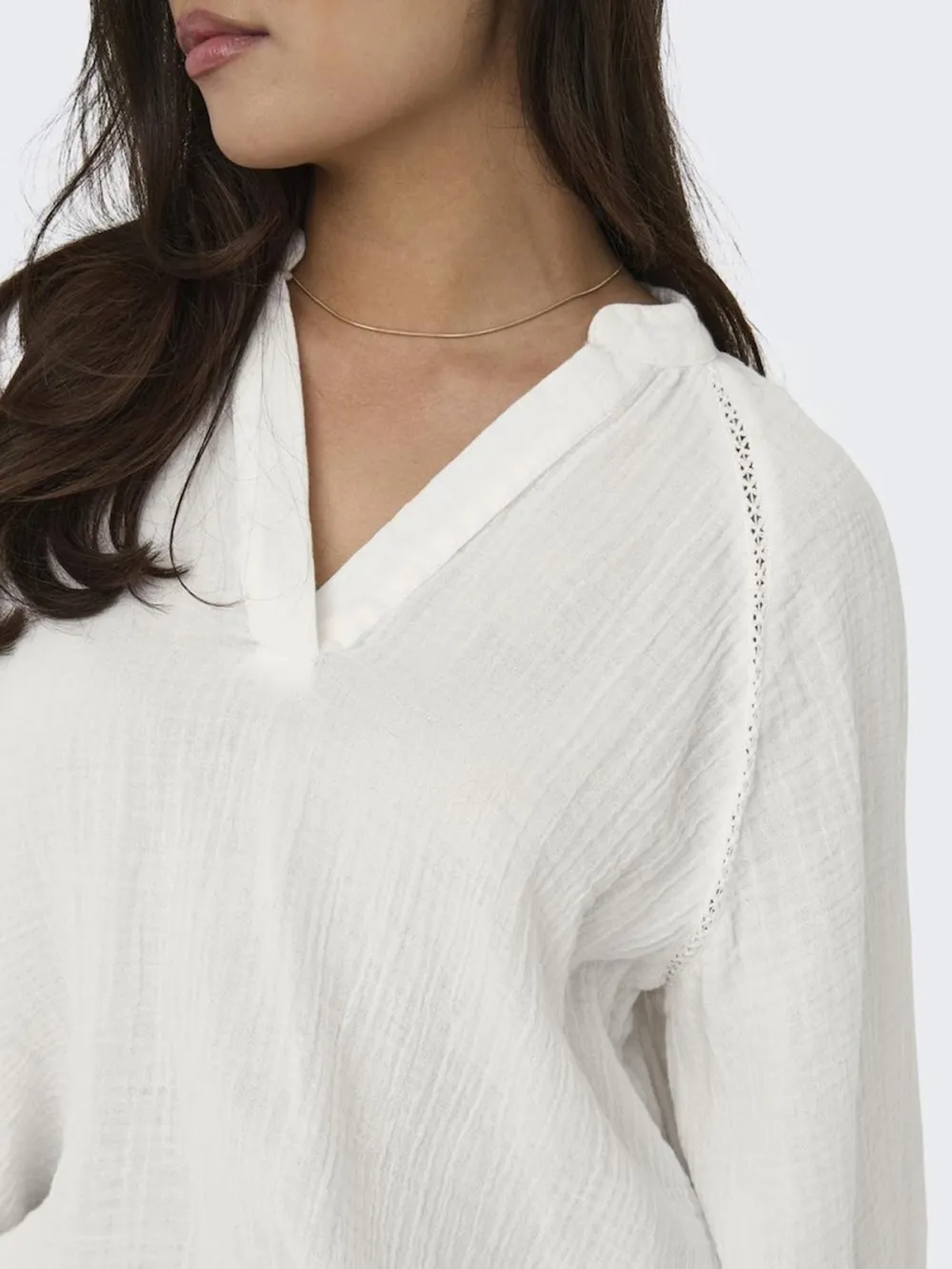 Cotton Daily Long Sleeve Blouses