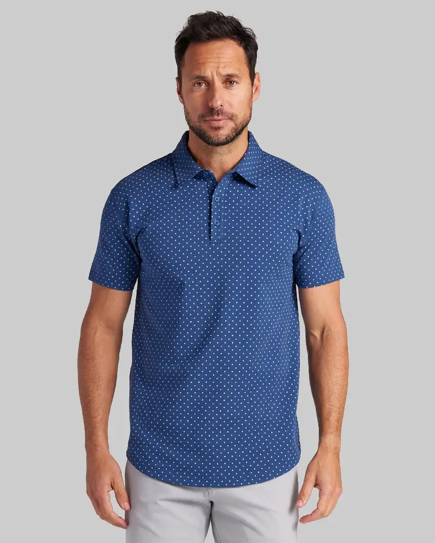 Drop-Cut: Lux Dotted Polo