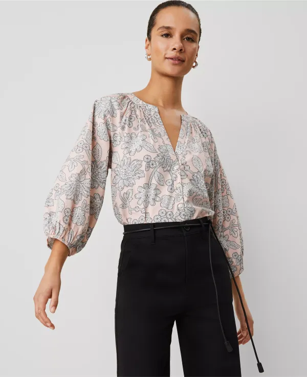 Weekend Collection Paisley Raglan Popover