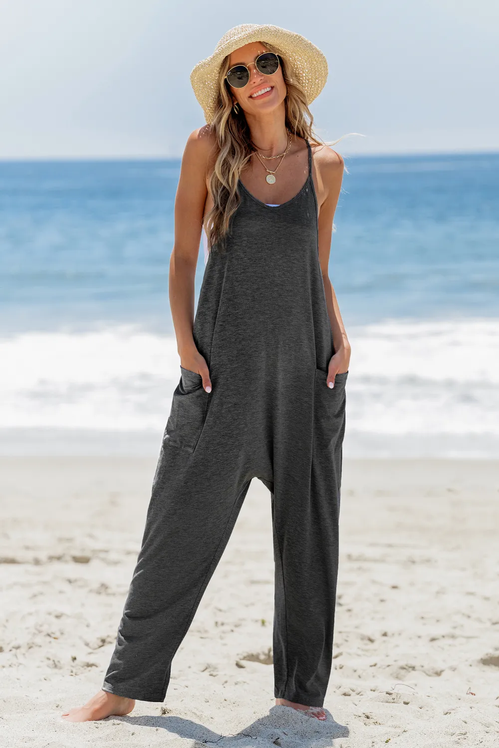 Chill Retreat Green Jumpsuit