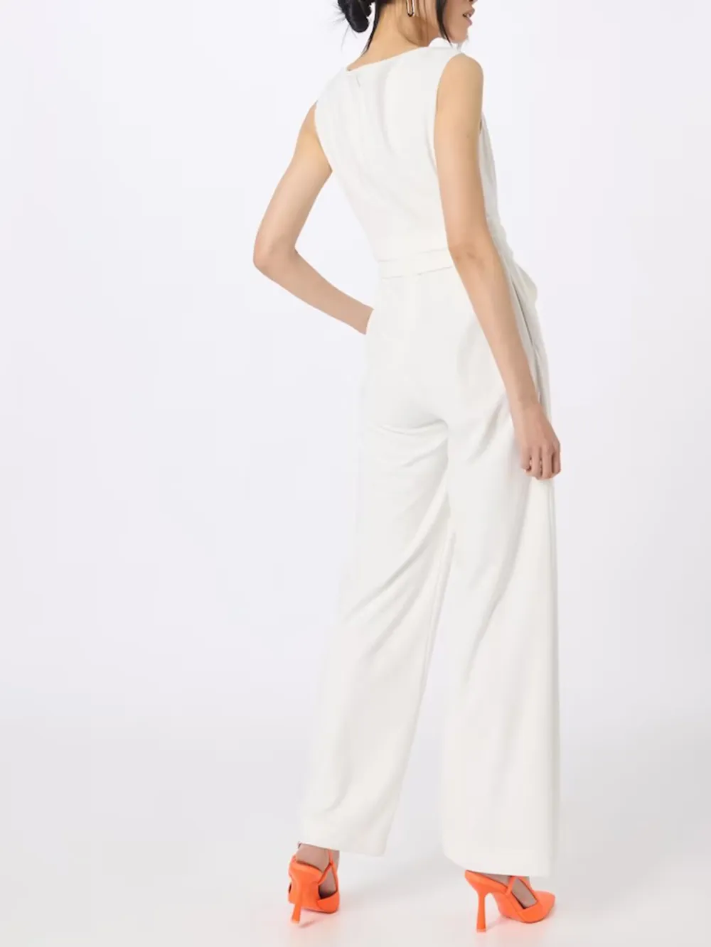 Crew Neck Casual Style Jumpsuit