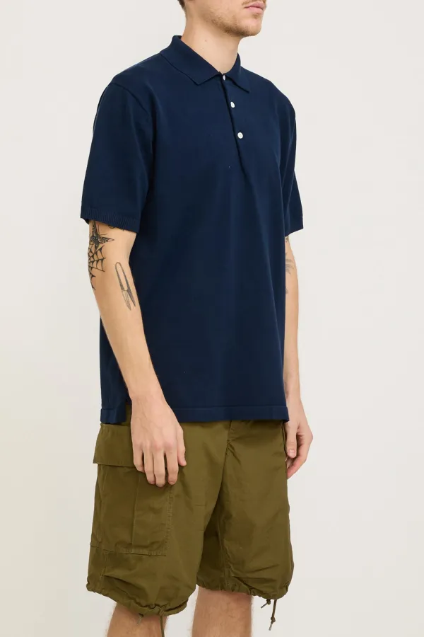 Knit Polo 12G Navy