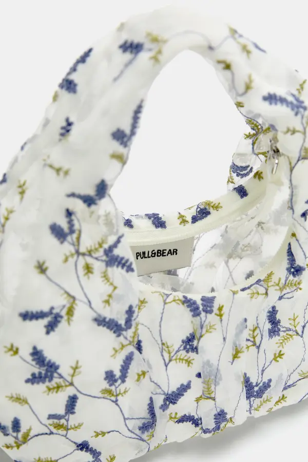 Bolso de mano flores