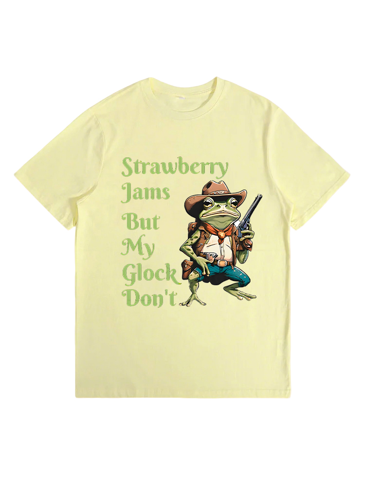 Frog Print Casual Style T-Shirt