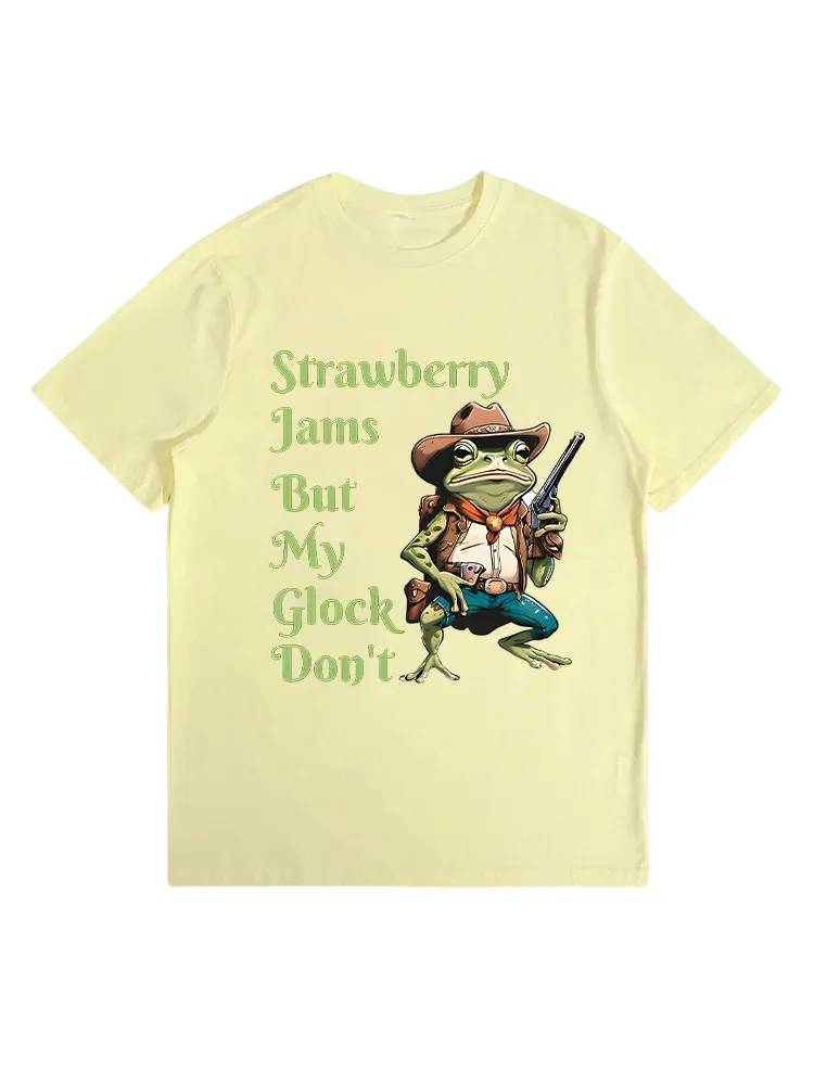 Frog Print Casual Style T-Shirt