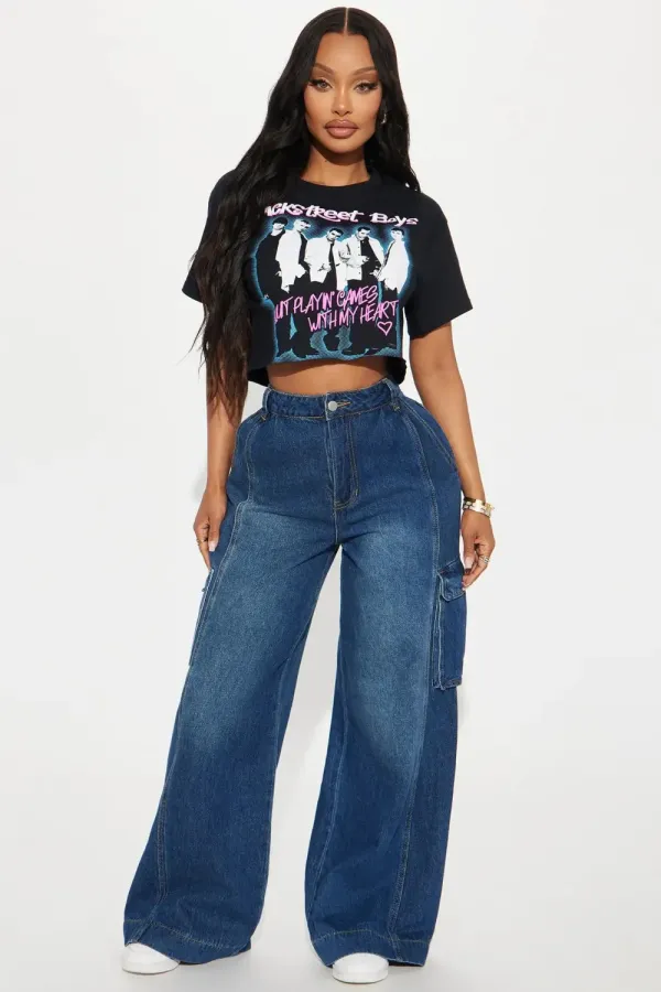 Backstreet Boys Quit Playin' Games Tee - Black