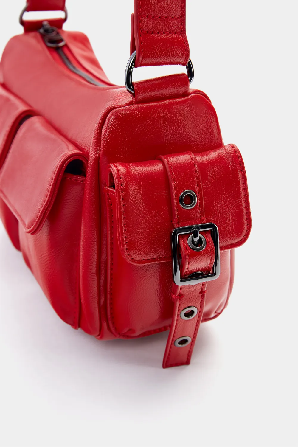 Bolso de hombro multibolsillos