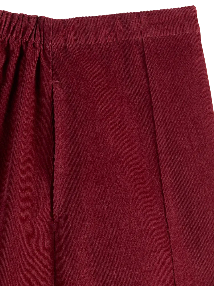 Classic Corduroy Midi Skirt