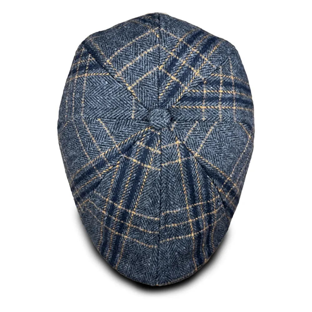 The Halloween Rose Boston Scally Cap - Plaid
