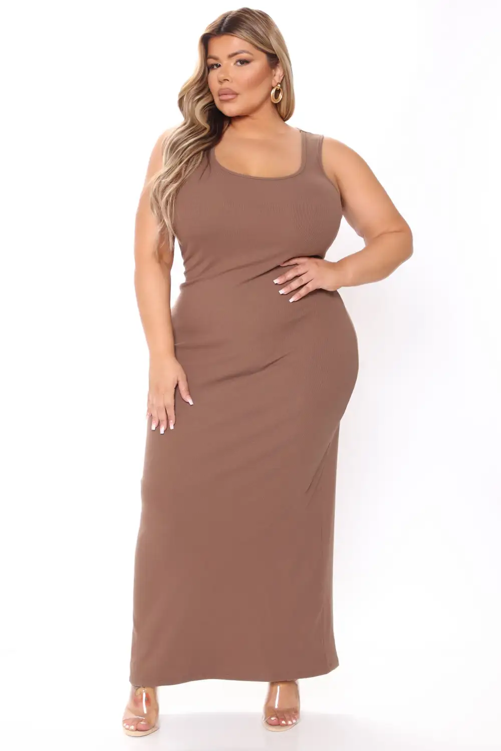 Mulberry Street Maxi Dress - Mocha