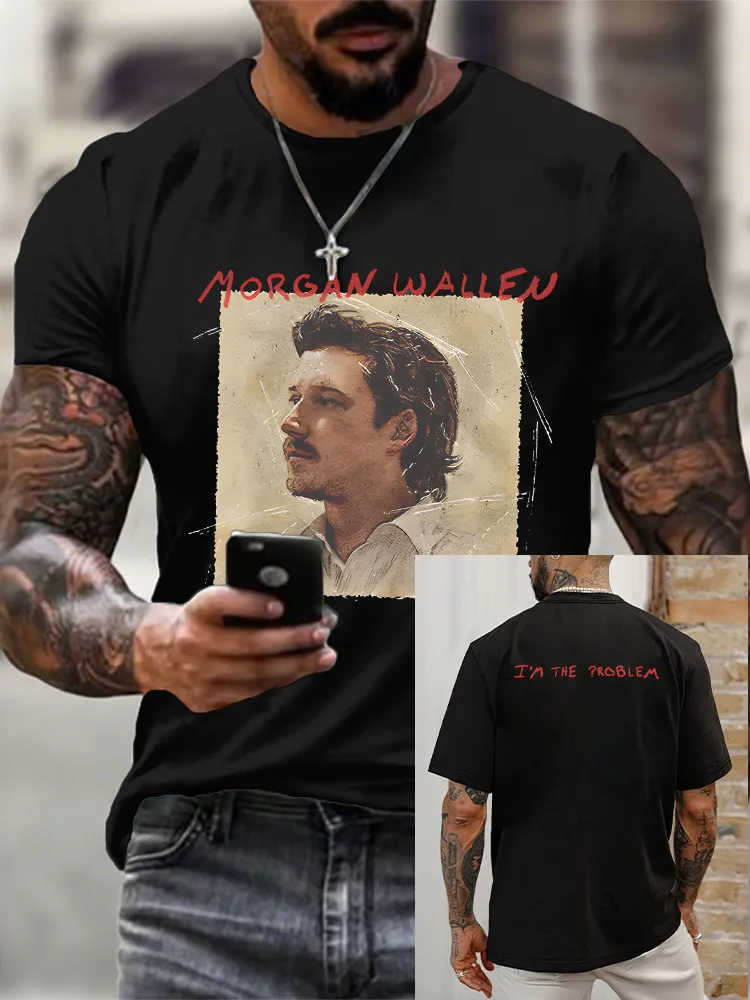 Men'S Morgan Wallen I Am The Problem Tour 2025 T-Shirt