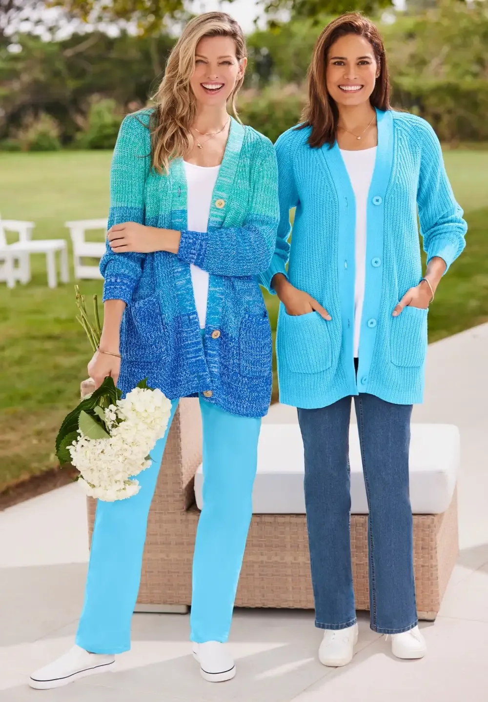 Ombre Shaker Cardigan